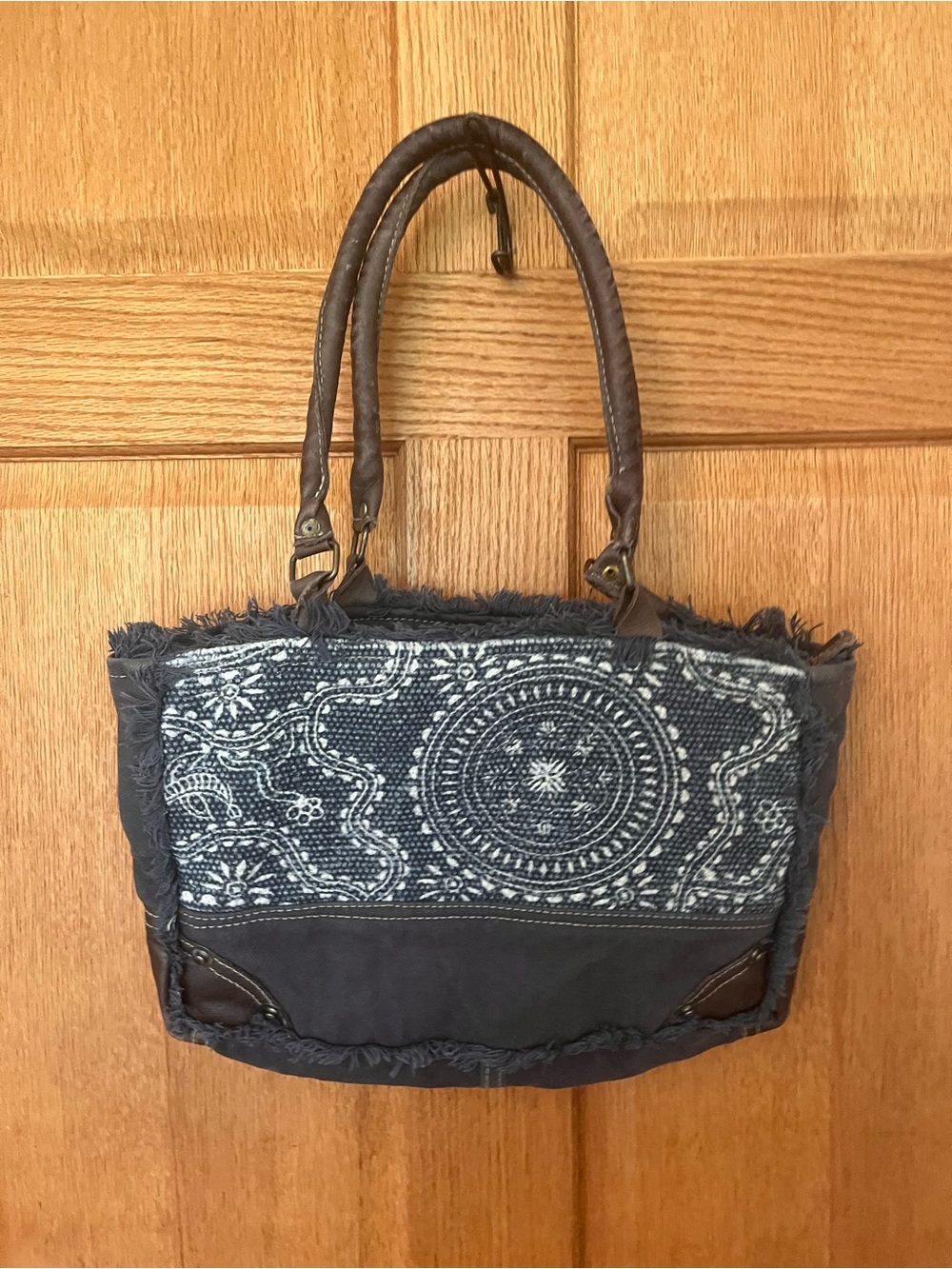 Maya bag Medallion Tote Bag - Navy